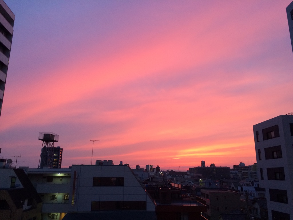 サンセット 〜クリニックからも素敵な夕焼け〜