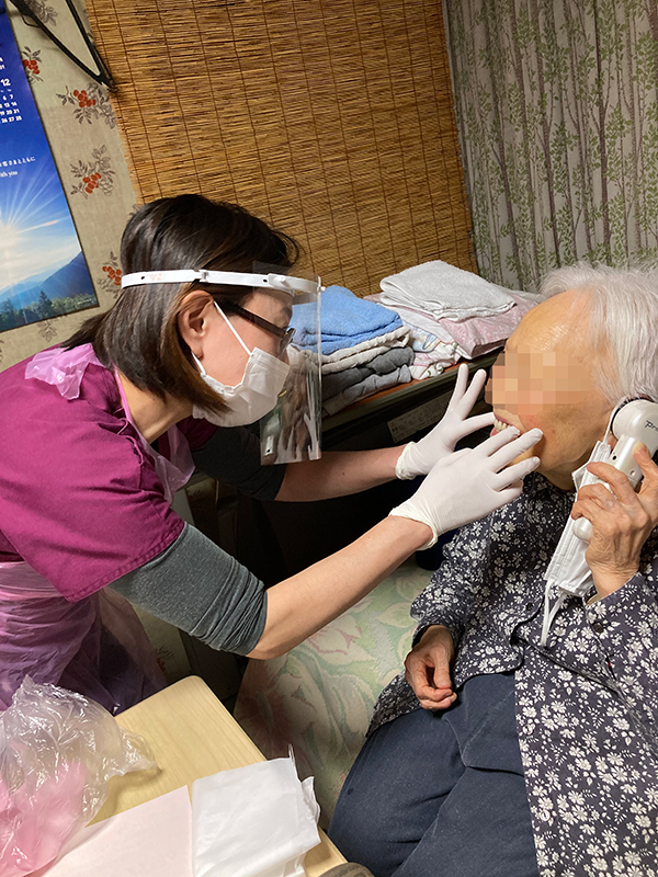 訪問看護師さんと同行