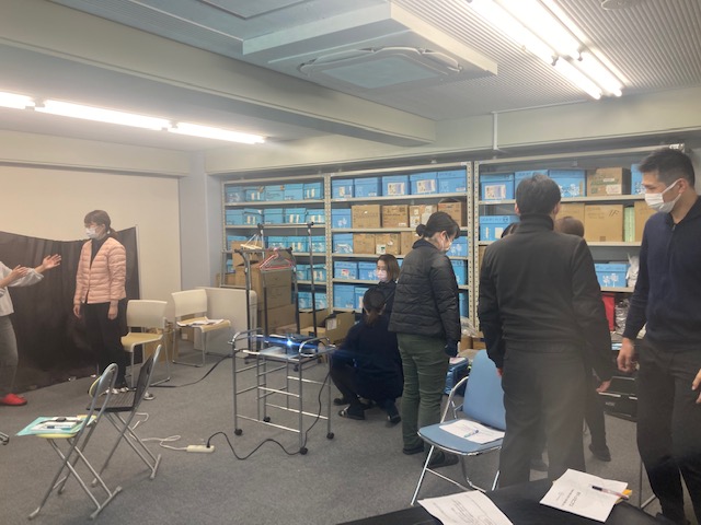 聖路加国際大学 訪問看護師認定課程の研修生実習風景