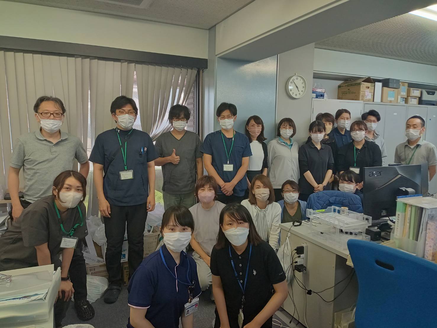 昭和大学医学部3年生の学生さんが実習に来ました